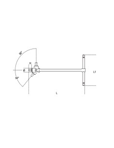 Chiavi a T con maschio esagonale snodato cromate 2