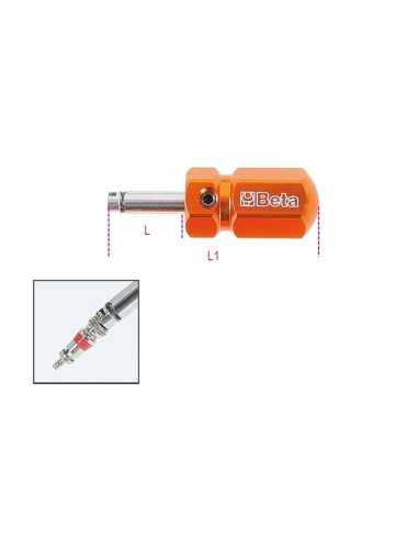 Giravite per valvole pneumatici modello corto
