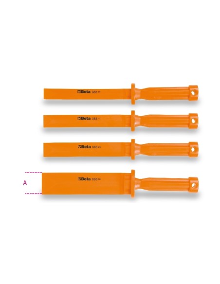 Serie di 4 scalpelli in plastica anti graffio