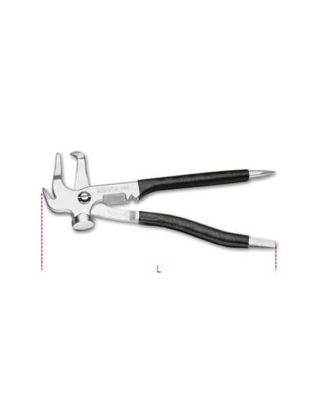 Pinza combinata per equilibratura ruote Pinza combinata per equilibratura ruote