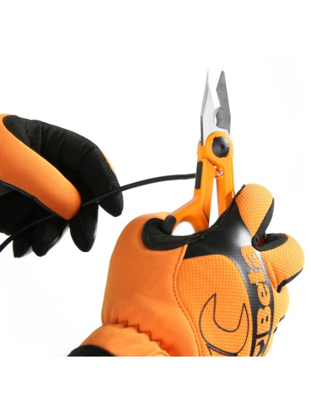 Forbici per elettricisti lame dritte in acciaio inossidabile con microdentatura, Forbici per elettricisti lame dritte in acciaio inossidabile con microdentatura,