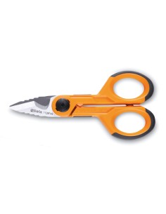 Forbici elettricista con svasatore, lame in acciaio inossidabile con microdentat