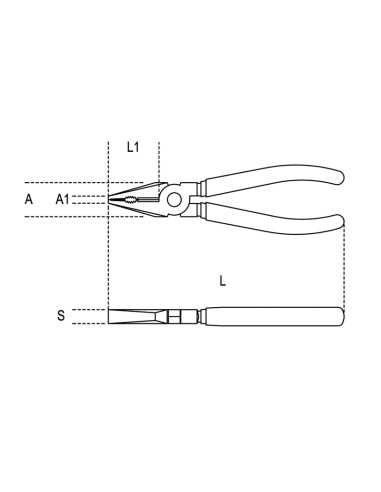 Pinza universale HYPERCUT con taglienti in acciaio sinterizzato M2