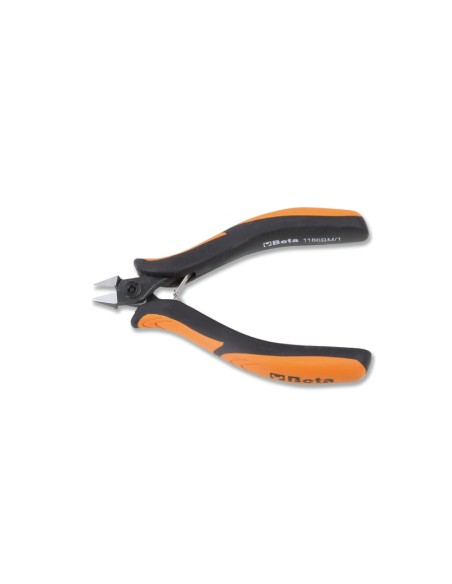 Tronchese per elettronica a taglienti diagonali rasi becchi assottigliati impugn