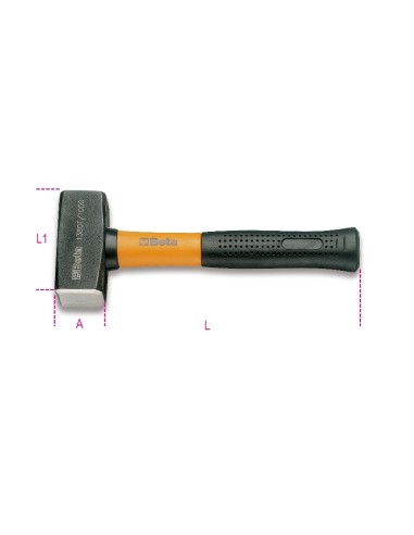 Mazzetta con manico in fibra