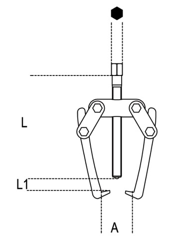 Estrattori a due griffe oscillanti