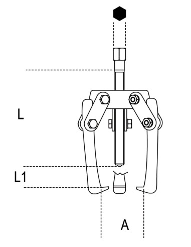 Estrattori a tre griffe oscillanti