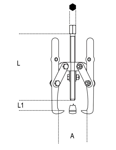 Estrattori a tre griffe Estrattori a tre griffe