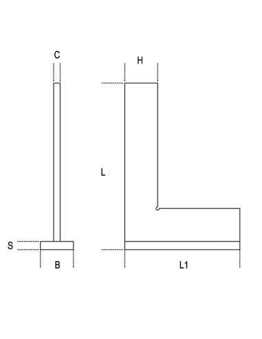 Squadre a cappello in acciaio normalizzato rettificate