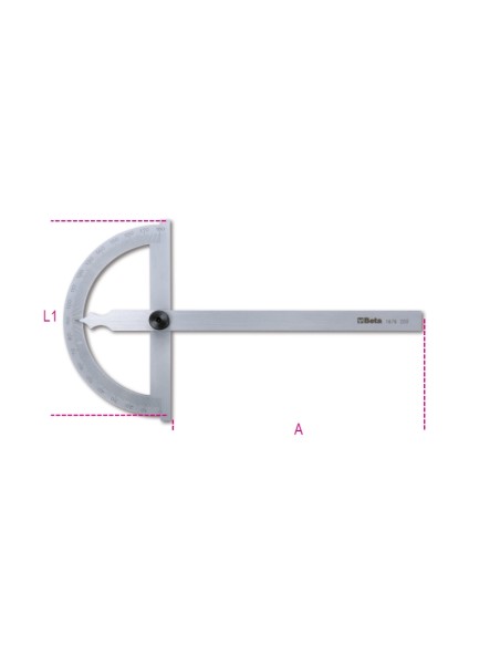 Goniometri semplici in acciaio inossidabile