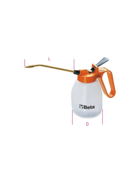 Oliatori in plastica con cannuccia rigida