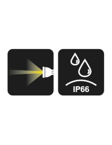 Torcia LED per ispezioni, in robusto alluminio anodizzato