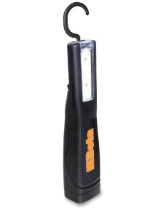 Lampada ricaricabile con LED ad altissima luminosità batteria ai polimeri di li