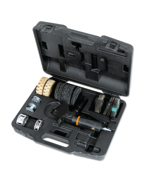 Levigatrice multifunzione con 16 accessori in valigetta di plastica