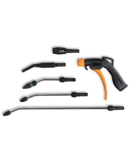 Pistola di soffiaggio progressiva con 5 ugelli Pistola di soffiaggio progressiva con 5 ugelli