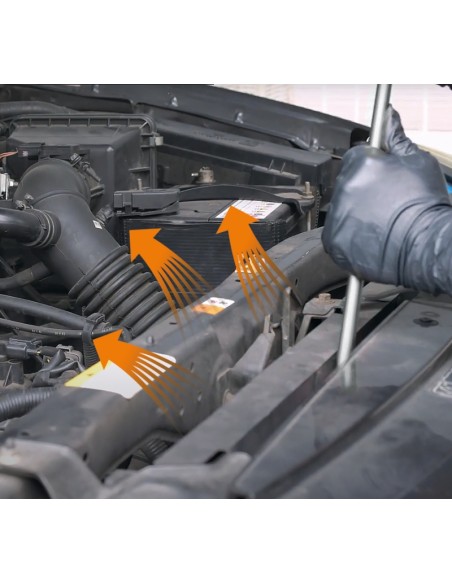 Pistola di soffiaggio per pulizia radiatori Pistola di soffiaggio per pulizia radiatori