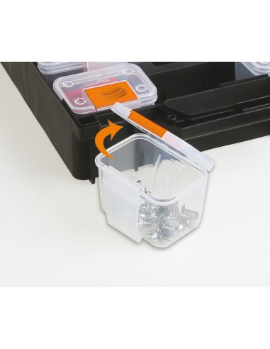 Valigia organizer con 12 vaschette asportabili, vuota