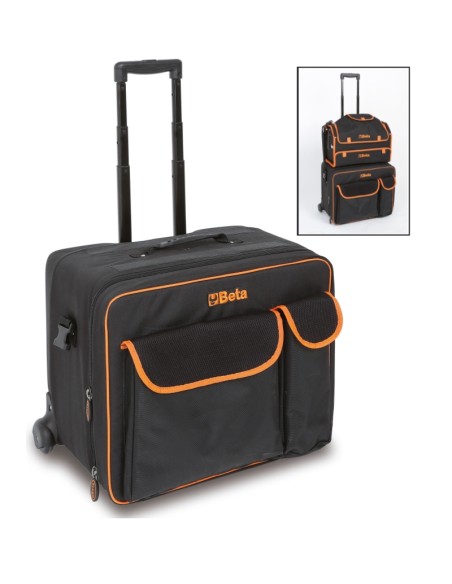 Trolley portautensili in tessuto tecnico, vuoto