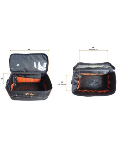 Cestello portautensili in tessuto tecnico, vuoto