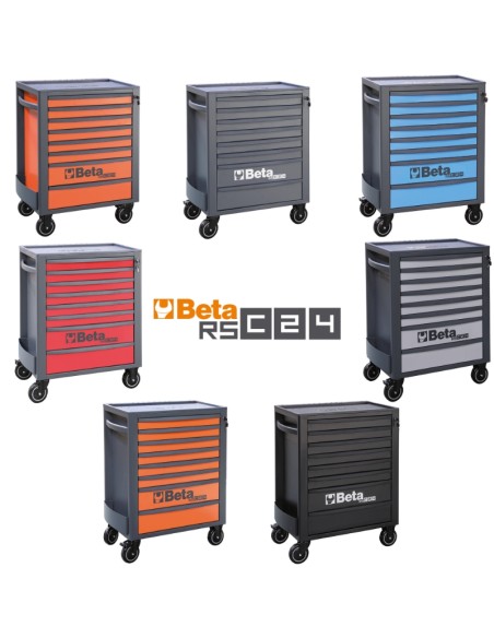 Cassettiera porta attrezzi con 8 cassetti