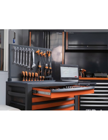 Cassettiera porta attrezzi con 8 cassetti