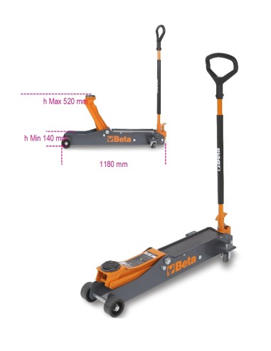 Sollevatore idraulico 3t versione lunga