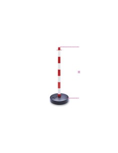 Colonnine in plastica con base riempibile