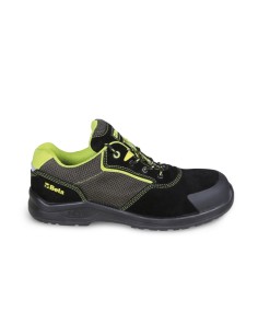 Scarpe in pelle scamosciata con inserti in mesh ad alta traspirazionee rinforzo