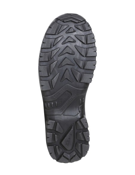 Scarpe alte stringate in pelle idrorepellente con rapido sfilamento e patella di Scarpe alte stringate in pelle idrorepellente con rapido sfilamento e patella di