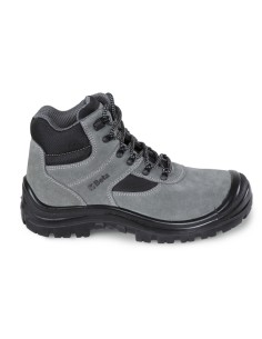 Scarpe alte in pelle scamosciata con inserti in nylon, rapido sfilamento e copri 2