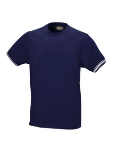 T-shirt work in 100% cotone 150 g, blu