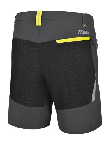 Bermuda "work trekking light" in tessuto elasticizzato