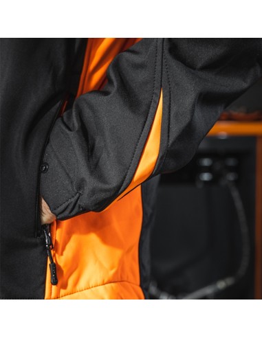 Giacca softshell con cappuccio e maniche staccabili