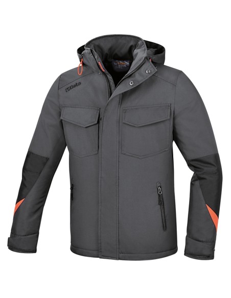 Giaccone in poliestere Oxford 300D impermeabilizzato, con spalmatura in PU, grig Giaccone in poliestere Oxford 300D impermeabilizzato, con spalmatura in PU, grig