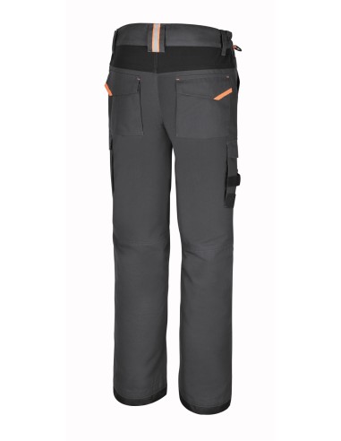 Pantaloni da lavoro multitasche con inserti in tessuto elasticizzato