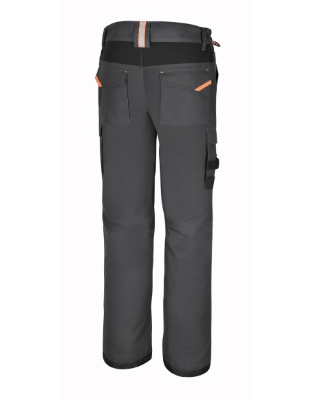 Pantaloni da lavoro multitasche con inserti in tessuto elasticizzato Pantaloni da lavoro multitasche con inserti in tessuto elasticizzato