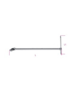Quadro maschio 1/4" snodato a T