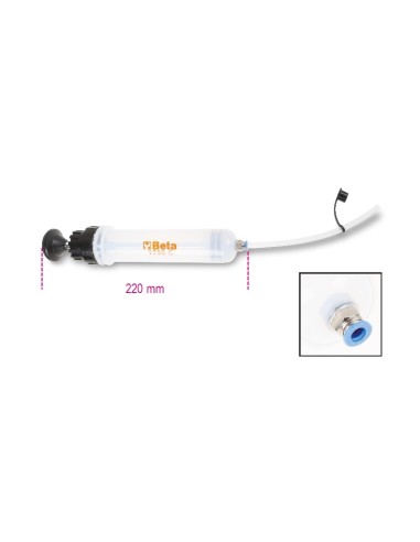 Siringa per olio da 200 ml in polipropilene