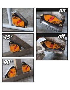 Squadra magnetica 45°/90° 2