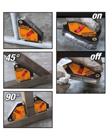 Squadra magnetica 45°/90°