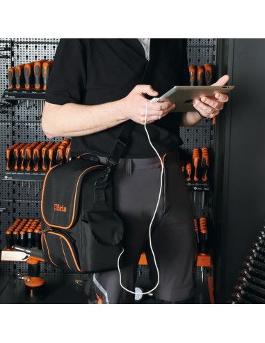 Mini borsa portautensili in tessuto tecnico