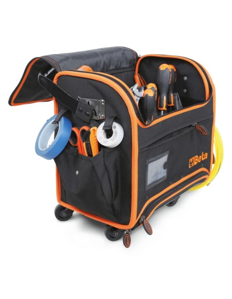 Trolley portautensili in tessuto tecnico per elettricisti Trolley portautensili in tessuto tecnico per elettricisti