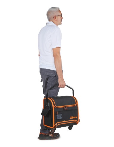 Trolley portautensili in tessuto tecnico per elettricisti