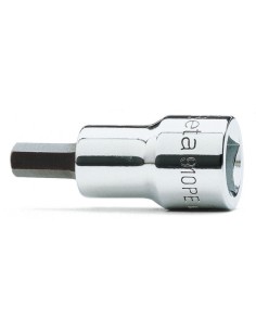 Chiavi a bussola maschio esagonale con attacco quadro femmina 3/8" cromate - ins