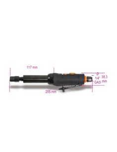 Smerigliatrice assiale con albero prolungato 2
