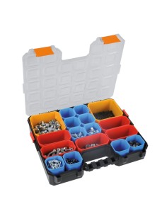 Valigia organizer con 17 vaschette portaminuteria asportabili 2