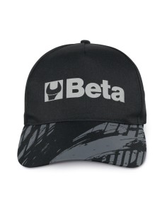 Cappellino Beta nero, design classico con visiera curva 2