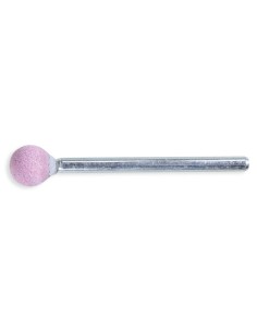 Mole abrasive con gambo, granuli abrasivi di corindone rosa con legante ceramico