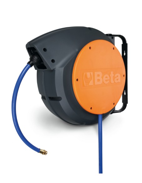 Avvolgitubo automatico corpo in materiale plastico antiurto, per aria o acqua  Avvolgitubo automatico corpo in materiale plastico antiurto, per aria o acqua