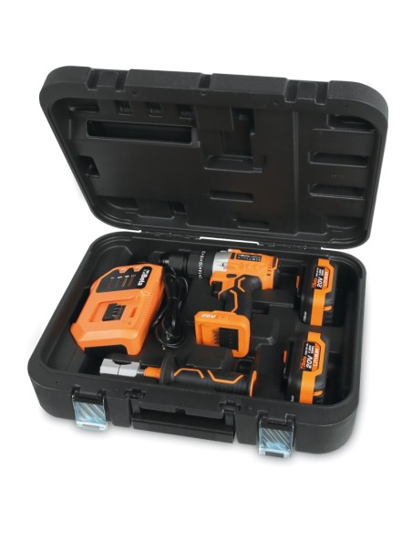 Kit trapano avvitatore a percussione 20V BRUSHLESS